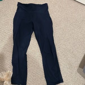Lulu lemon cropped high waisted leggings